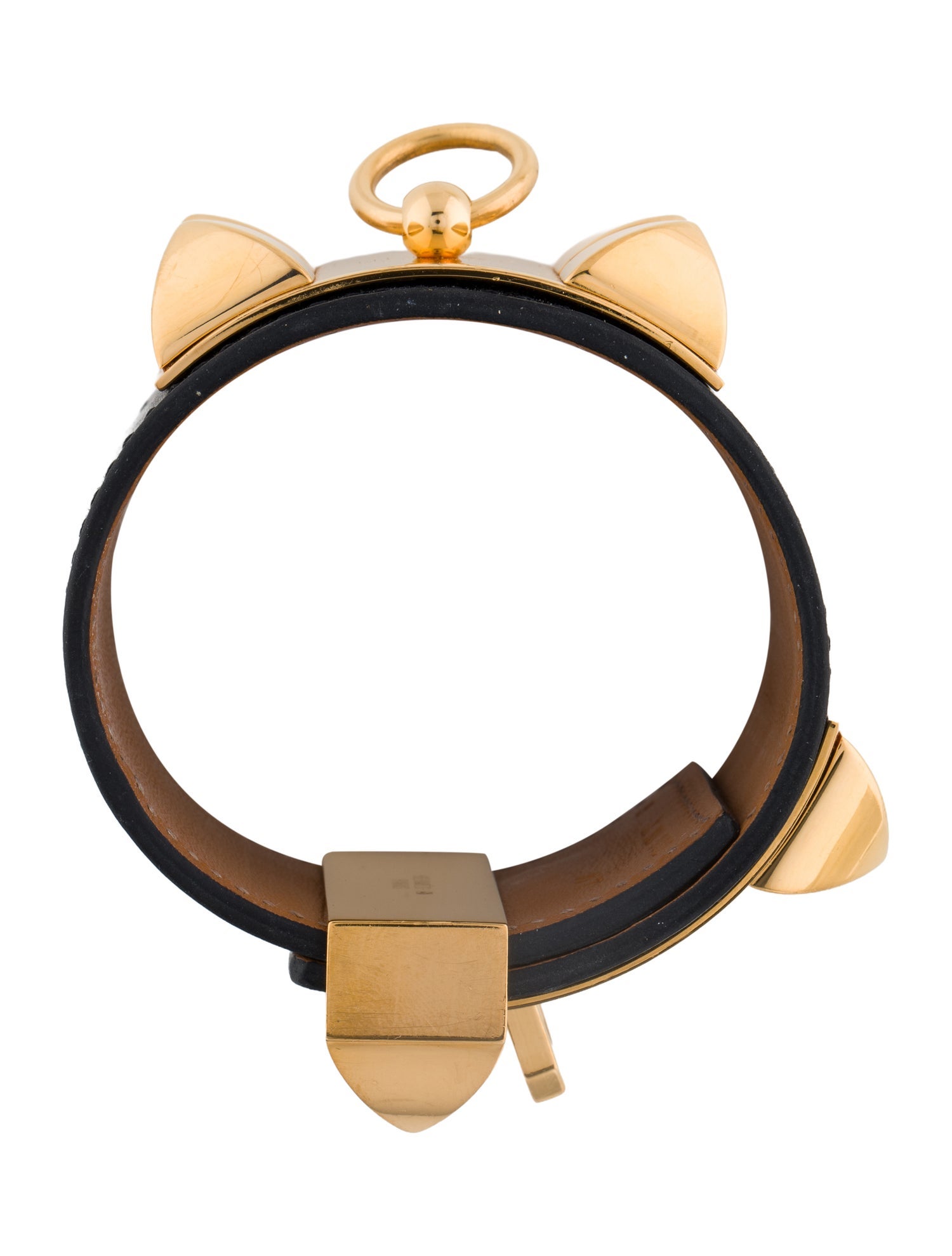 Hermès Leather Collier de Chien Wrap Bracelet